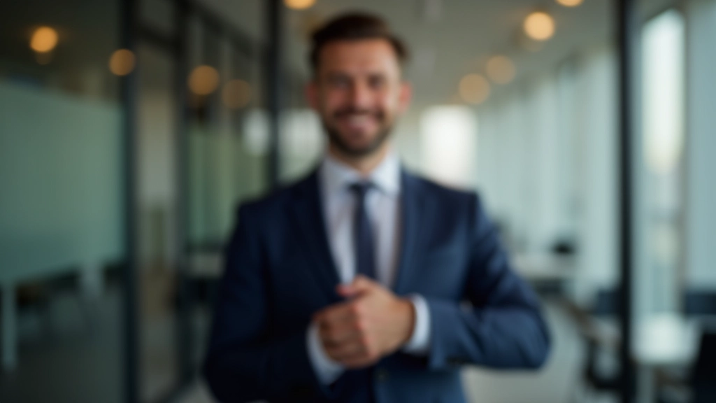 Profissional a estreitar mão com cliente num ambiente corporativo, expressão de confiança e profissionalismo